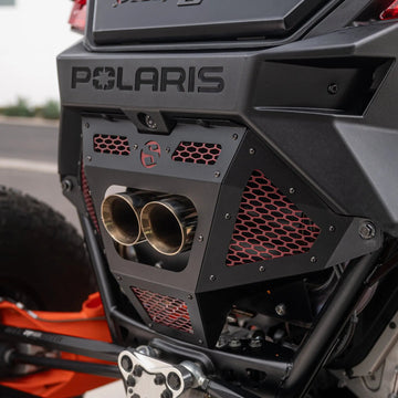 Polaris RZR Pro R Rear Exhaust Grille Cover SDR Motorsports