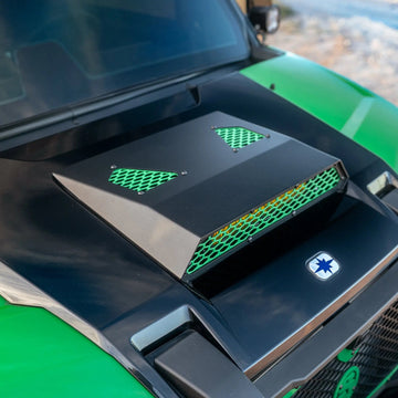 Polaris Xpedition Hood Mounted Light Bar Scoop SDR Motorsports