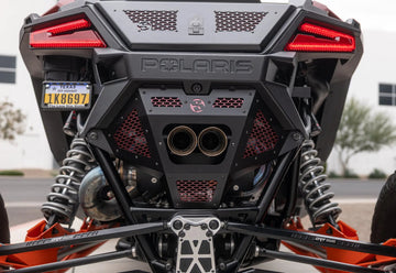 Polaris RZR Pro R Rear Exhaust Grille Cover SDR Motorsports