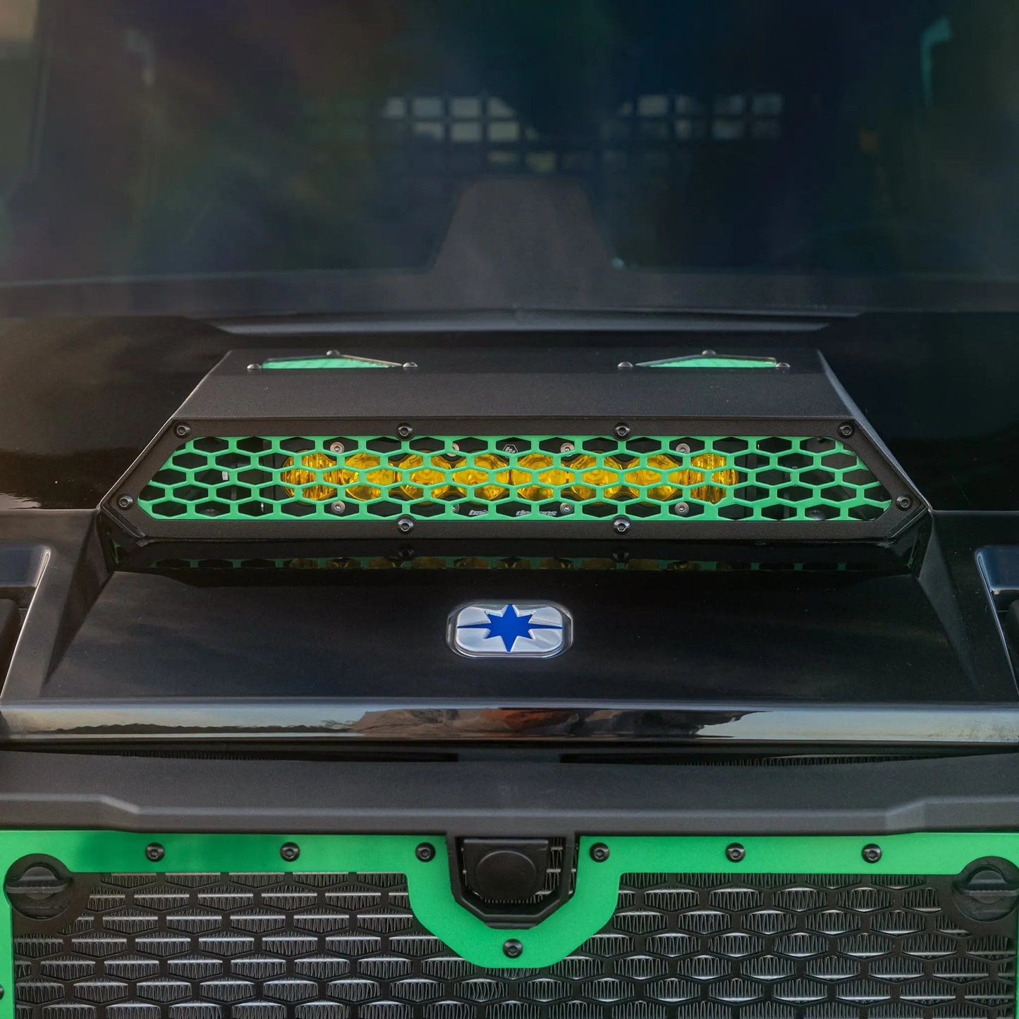 Polaris Xpedition Hood Mounted Light Bar Scoop SDR Motorsports