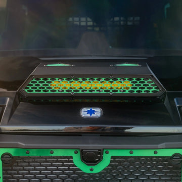 Polaris Xpedition Hood Mounted Light Bar Scoop SDR Motorsports