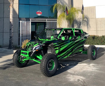 Can-Am Maverick X3 Baja Series Front Bumper Green