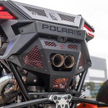 Polaris RZR Pro R Rear Exhaust Grille Cover SDR Motorsports