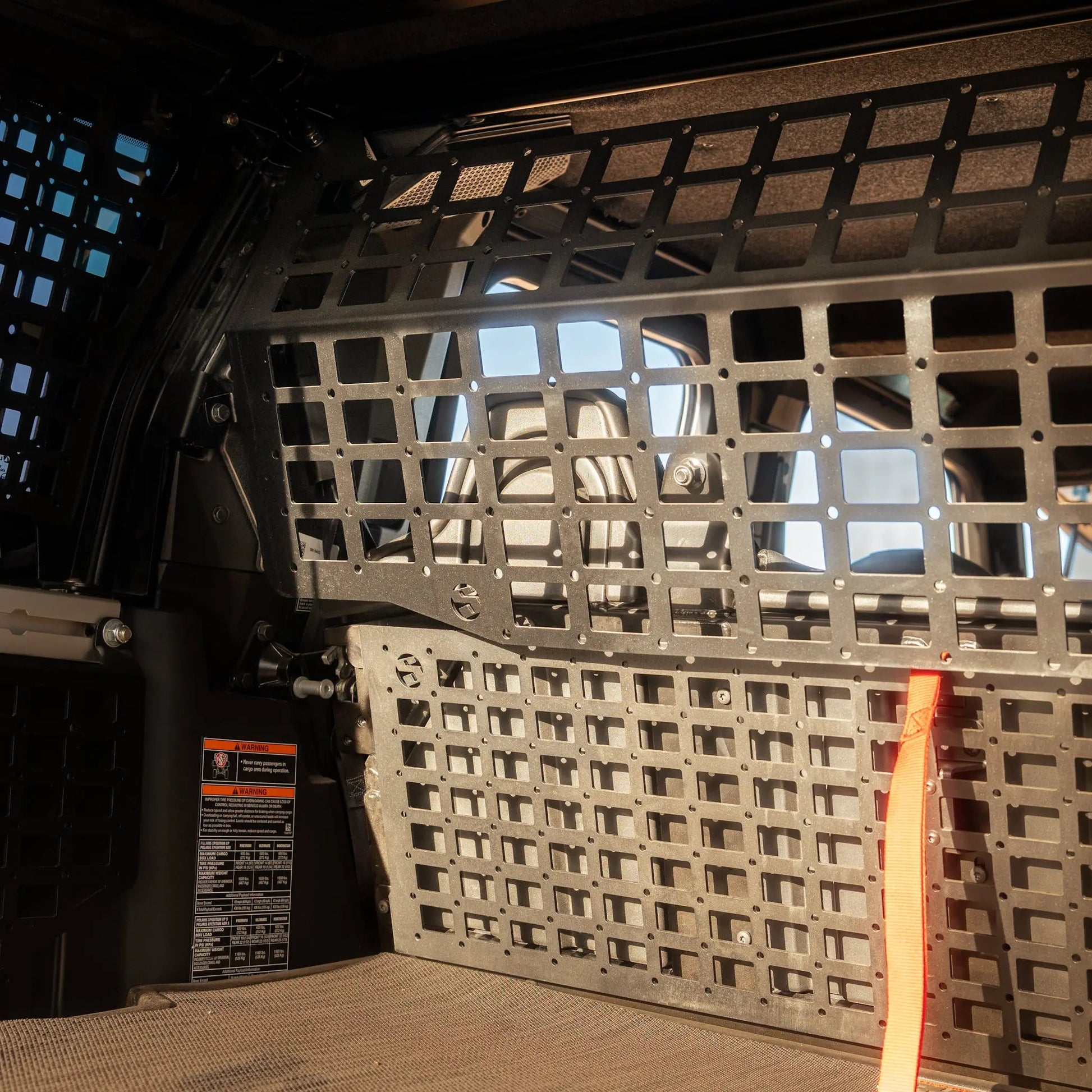 Polaris Xpedition ADV Molle Panels, Rear Seat Back SDR Motorsports