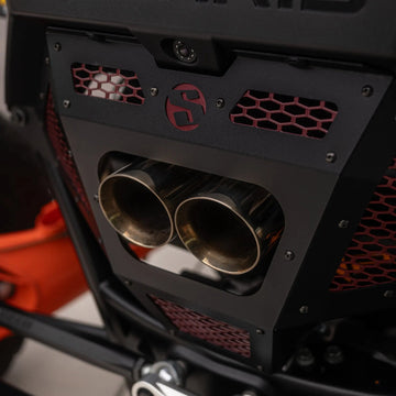 Polaris RZR Pro R Rear Exhaust Grille Cover SDR Motorsports