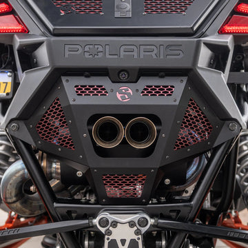 Polaris RZR Pro R Rear Exhaust Grille Cover SDR Motorsports