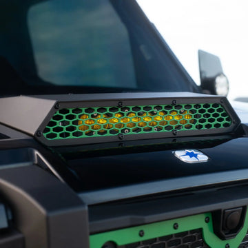 Polaris Xpedition Hood Mounted Light Bar Scoop SDR Motorsports