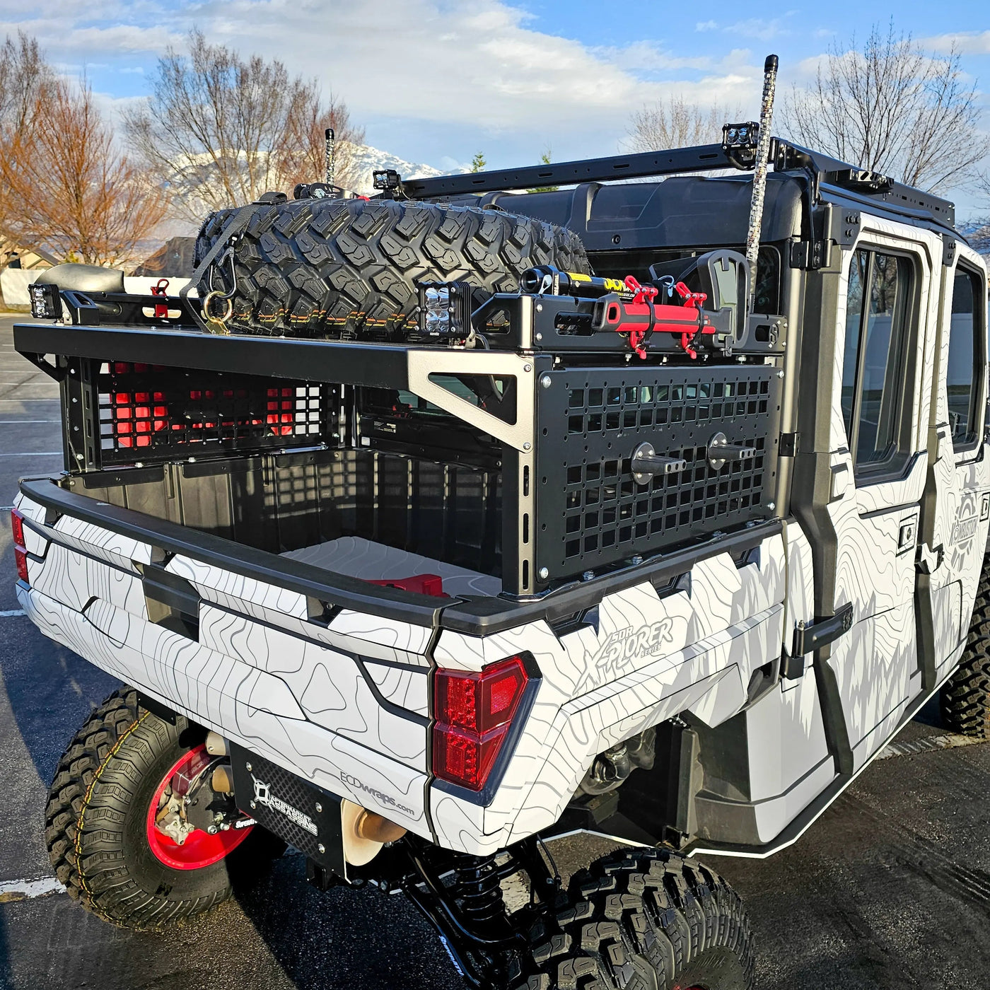 Polaris Ranger XP1000 X-Plorer Series Bed Rack SDR Motorsports