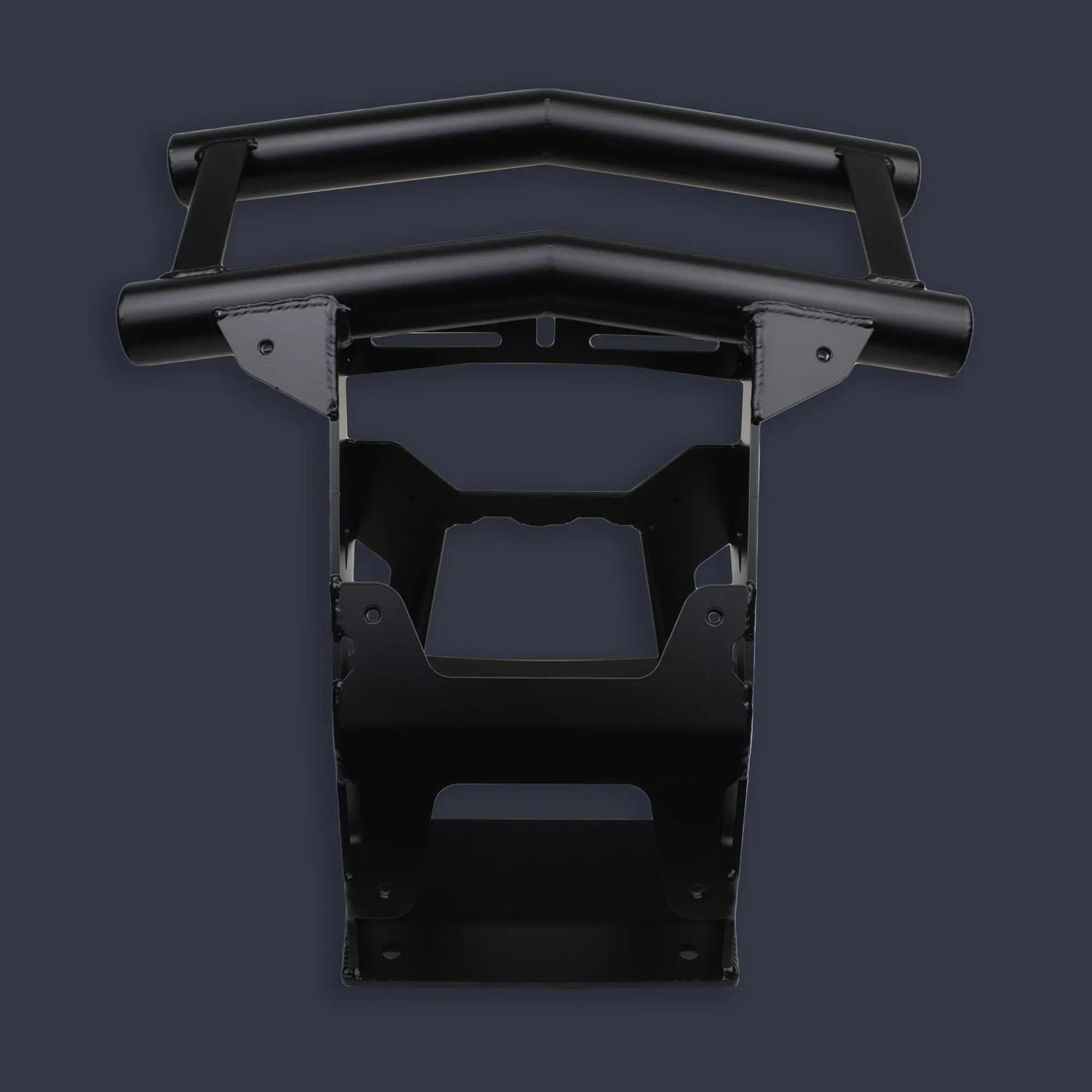 Polaris RZR Pro R/Pro S/Turbo R Double Tube Front Bumper with Winch Mount Back View