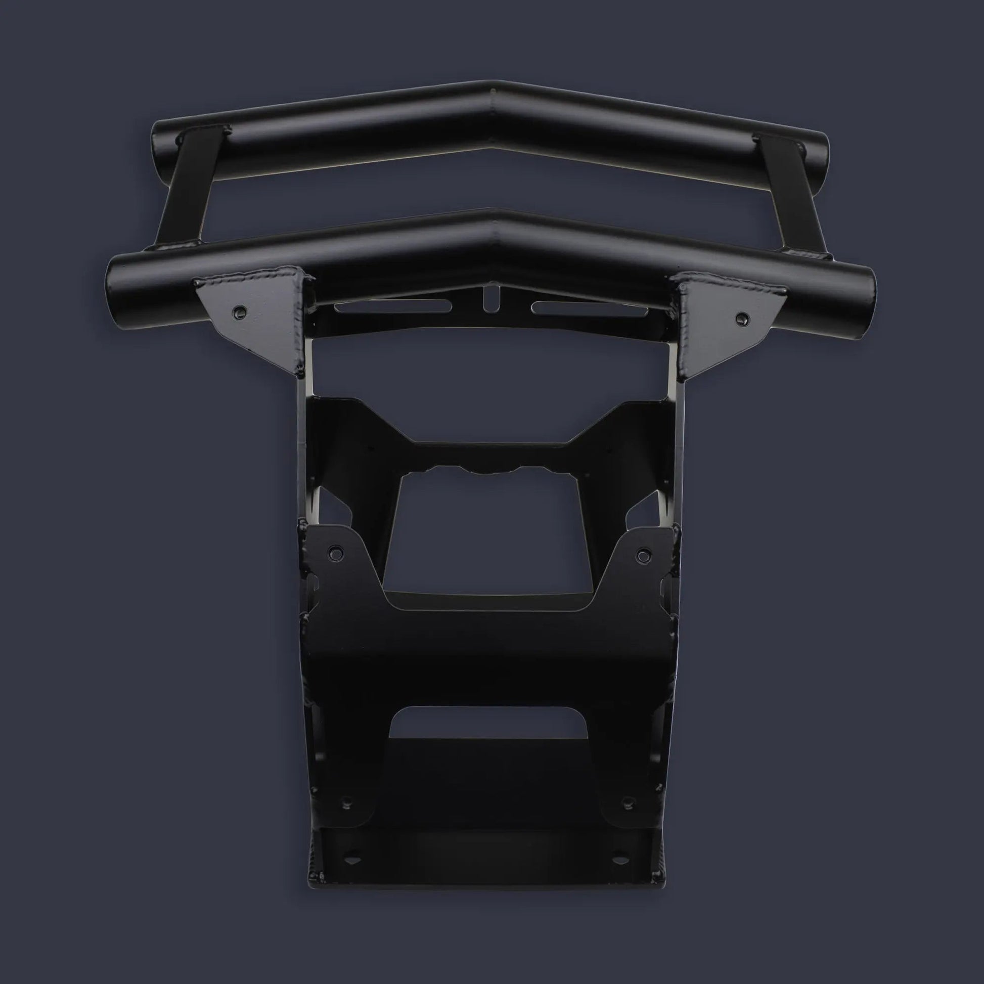 Polaris RZR Pro R/Pro S/Turbo R Double Tube Front Bumper with Winch Mount Back View