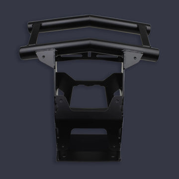Polaris RZR Pro R/Pro S/Turbo R Double Tube Front Bumper with Winch Mount Back View