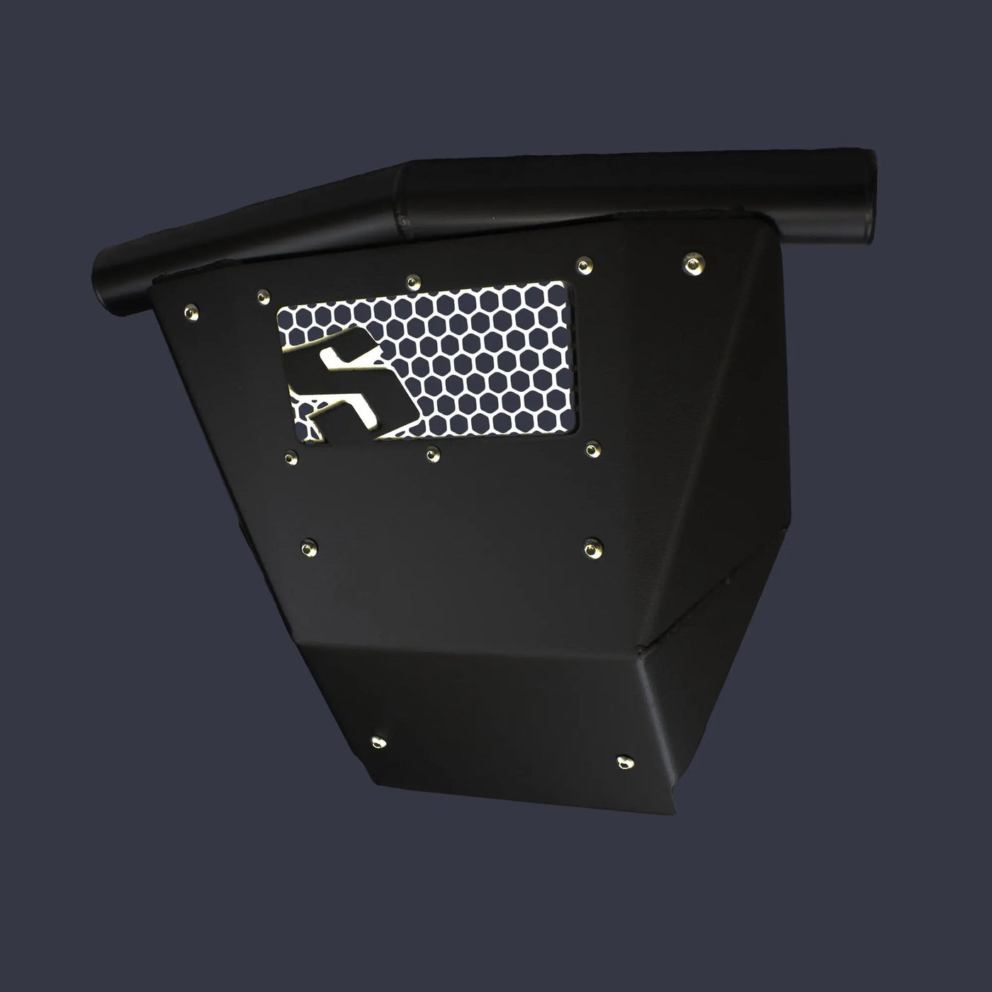 Polaris RZR Pro R/Pro S/Turbo R Pre-Runner Single Tube Front Bumper Angled View