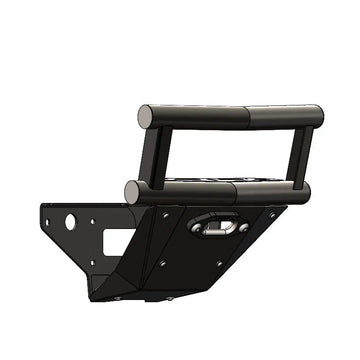 Polaris RZR Pro XP Double Tube Front Bumper with Winch Mount Right Angle
