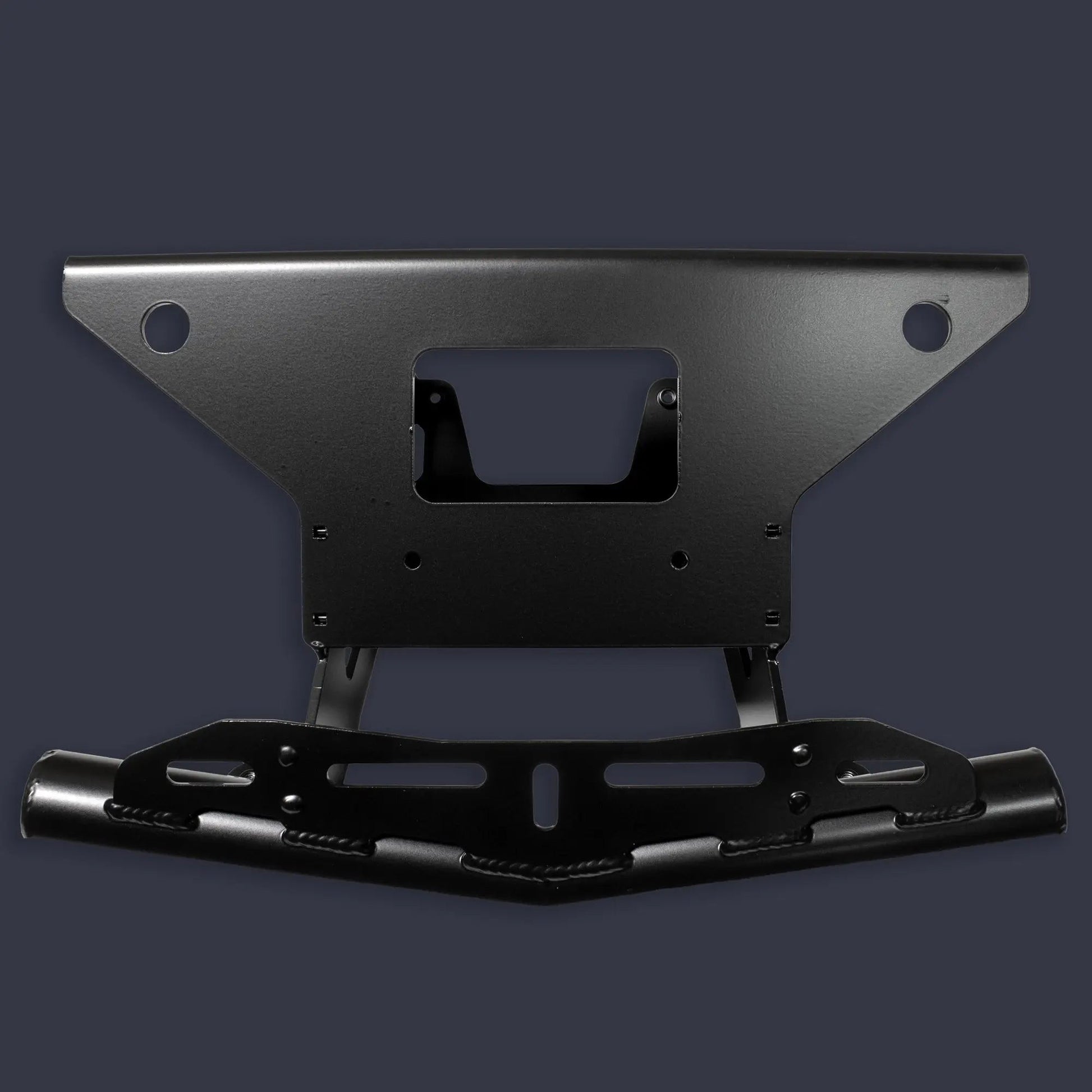 Polaris RZR Pro XP Single Tube Front Bumper with Winch Mount Top View