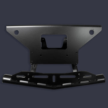 Polaris RZR Pro XP Single Tube Front Bumper with Winch Mount Top View