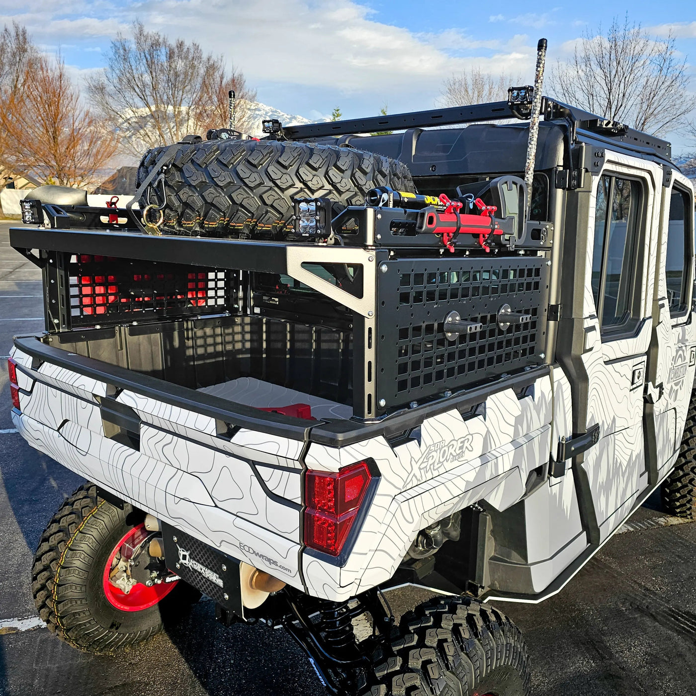 Polaris Ranger XP 1000 X-Plorer Series Bed Rack Fully Loaded