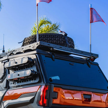 Polaris Xpedition ADV X-Plorer Series Roof Rack Extension with Tire