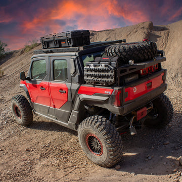 Polaris Xpedition X-Plorer Series Bed Rack System Desert
