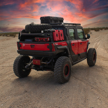 Polaris Xpedition X-Plorer Series Bed Rack System Sunset