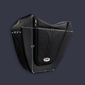 SDR Motorsports Can-Am Maverick X3 Hi-Bred Rear Bed Storage Bag Dimensions