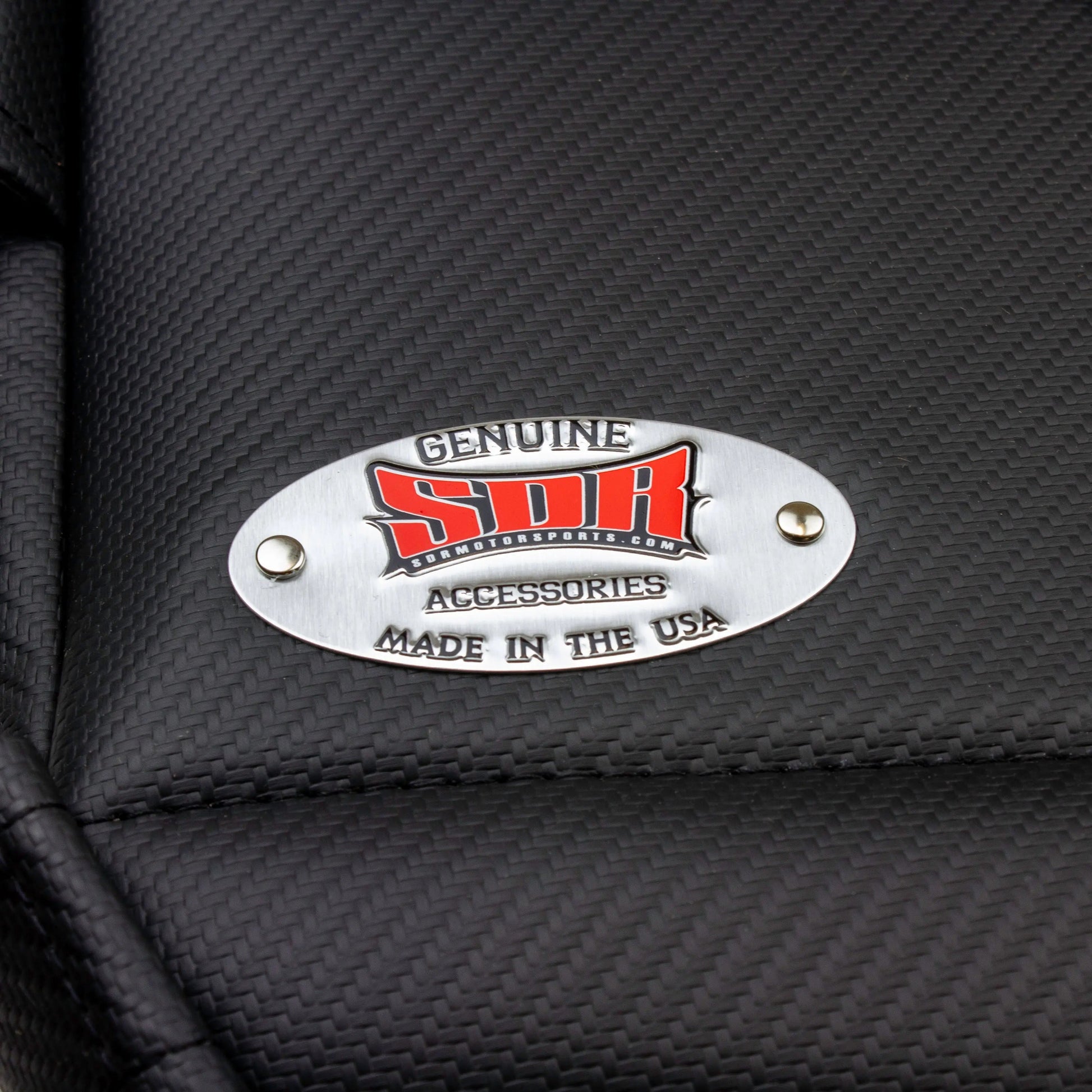 SDR Motorsports Can-Am Maverick X3 MAX Rear Hi-Bred Door Storage Bags V2 Logo