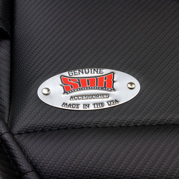 SDR Motorsports Can-Am Maverick X3 MAX Rear Hi-Bred Door Storage Bags V2 Logo