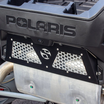 SDR Motorsports Polaris RZR Pro XP/Turbo R Rear Exhaust Grille Cover Close Up