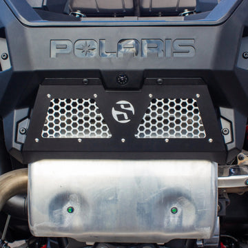 SDR Motorsports Polaris RZR Pro XP/Turbo R Rear Exhaust Grille Cover White