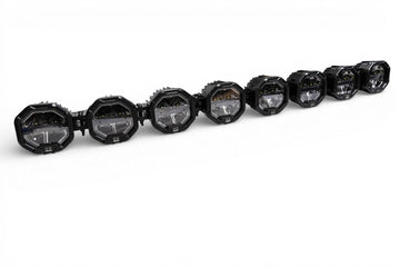 8 Light U-Con Interlocking Off Road LED Pod With Amber or White DRL Running Light