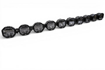 10 Light U-Con Interlocking Off Road LED Pod With Amber or White DRL Running Light