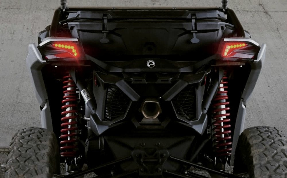 Can-Am Maverick rear custom cage view