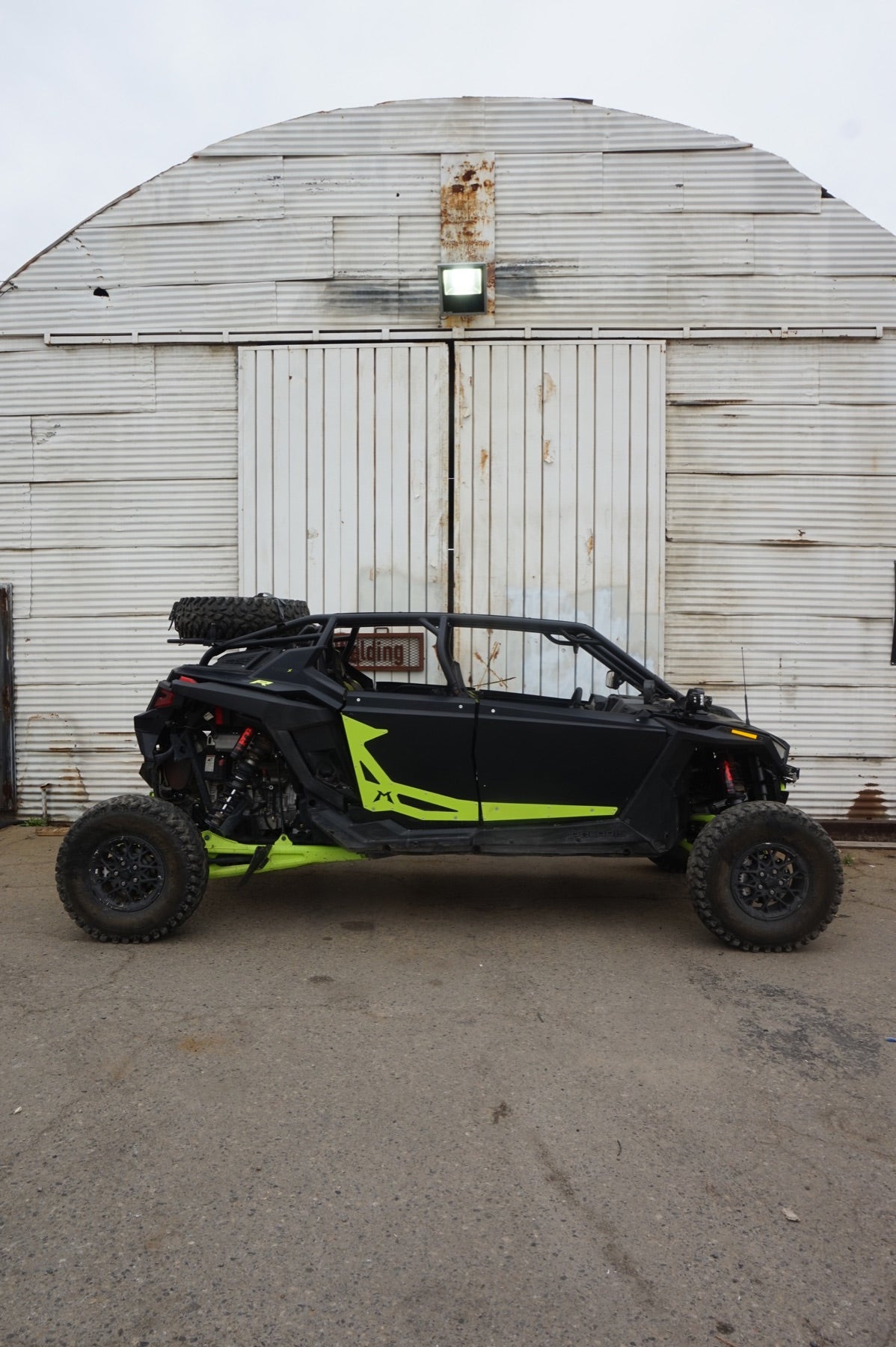 Polaris RZR Pro R custom UTV roll cage side profile
