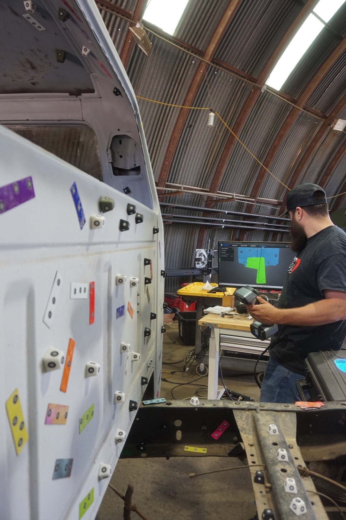 3D scanning and CAD workstation process