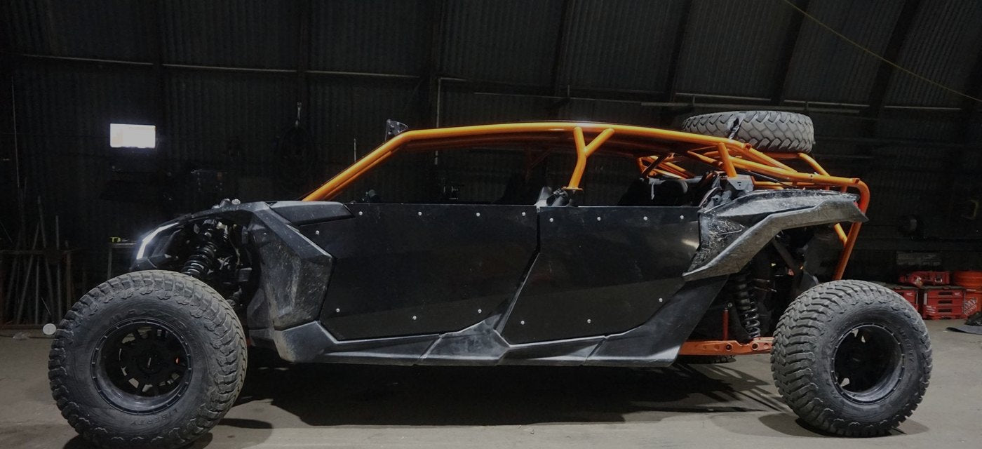 Can-Am Maverick custom cage finished shop build